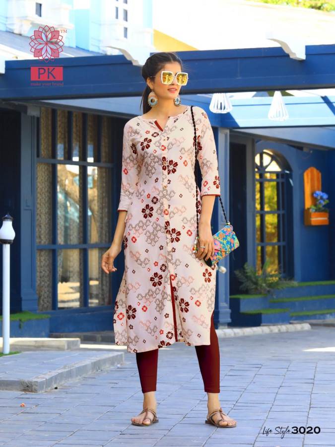 Aradhna Lifestyle 3 Heavy Rayon Casual Wear Kurti Collection